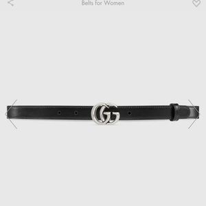 Thin Gucci belt